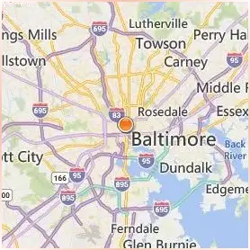 University of Baltimore Location Map