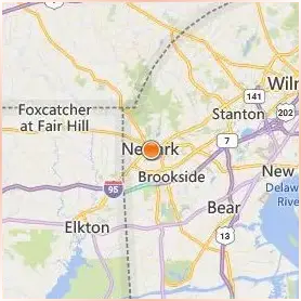University of Delaware Location Map University of Delaware Location Map