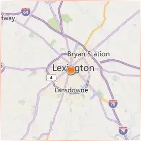 University of Kentucky Location Map