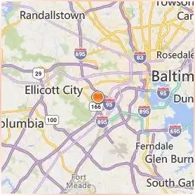 University of Maryland Baltimore County Location Map