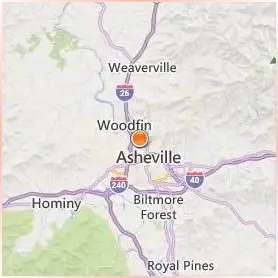 University of North Carolina at Asheville Location Map University of North Carolina at Asheville Location Map