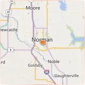 University of Oklahoma Norman Location Map University of Oklahoma Norman Location Map