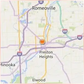 University of St Francis Location Map University of St Francis Location Map