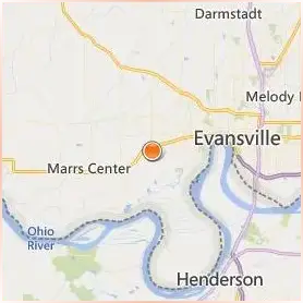 University of Southern Indiana Location Map
