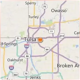 University of Tulsa Location Map University of Tulsa Location Map