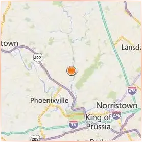 Ursinus College Location Map