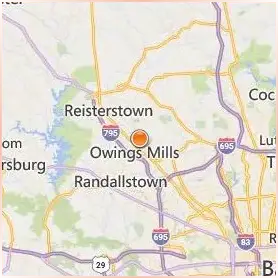 Stevenson University Location Map