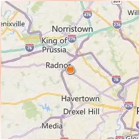 Villanova University Location Map Villanova University Location Map