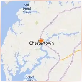 Washington College Location Map Washington College Location Map