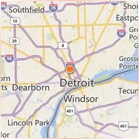 Wayne State University Location Map Wayne State University Location Map