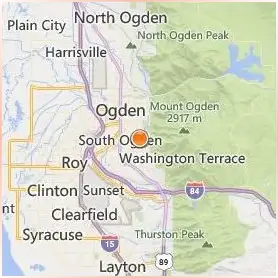 Weber State University Location Map