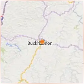 West Virginia Wesleyan College Location Map