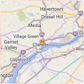 Widener University Location Map