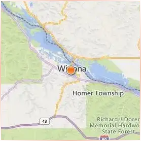 Winona State University Location Map Winona State University Location Map