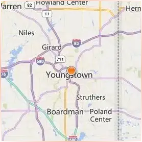 Youngstown State University Location Map Youngstown State University Location Map